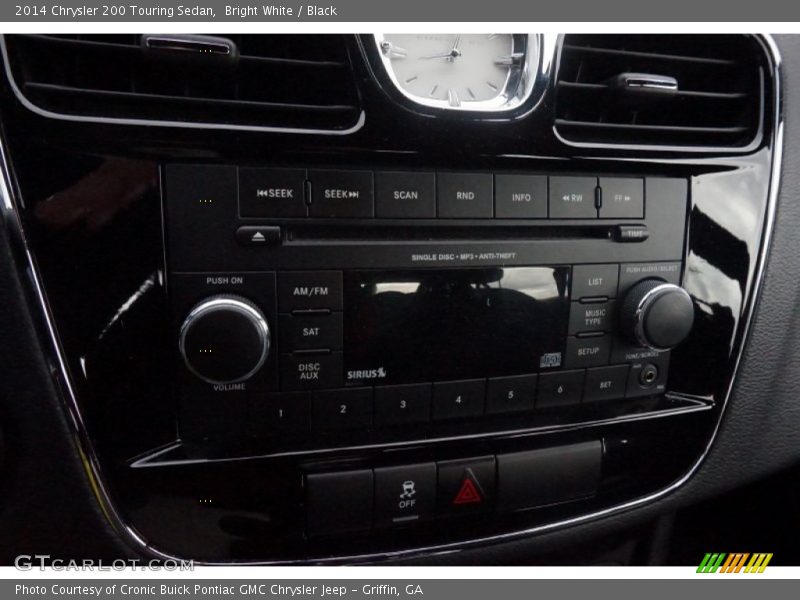 Bright White / Black 2014 Chrysler 200 Touring Sedan