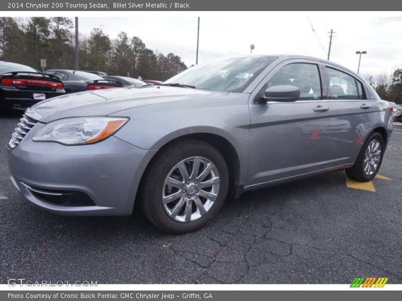 Billet Silver Metallic / Black 2014 Chrysler 200 Touring Sedan