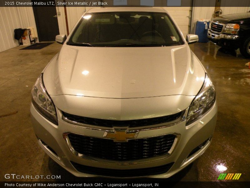 Silver Ice Metallic / Jet Black 2015 Chevrolet Malibu LTZ