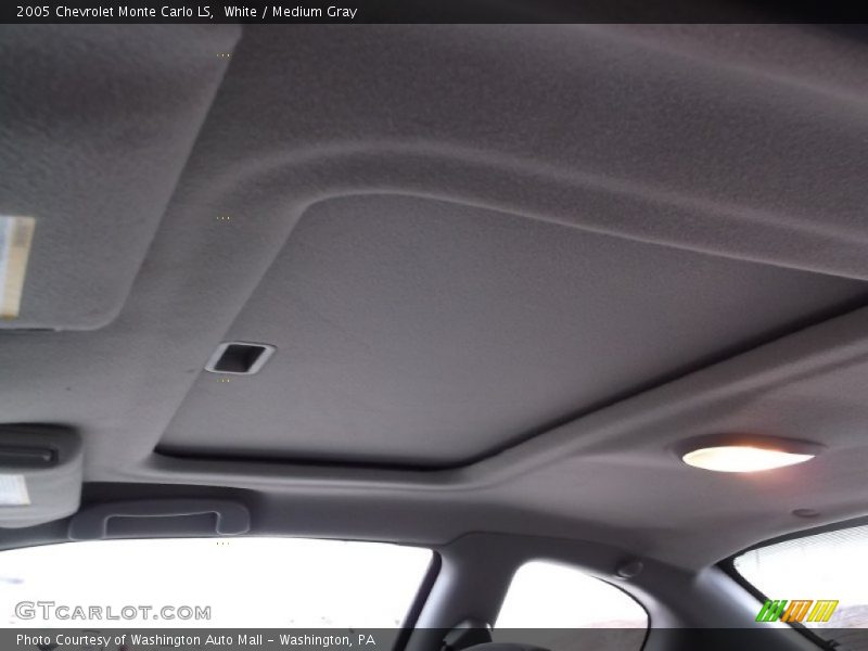 White / Medium Gray 2005 Chevrolet Monte Carlo LS