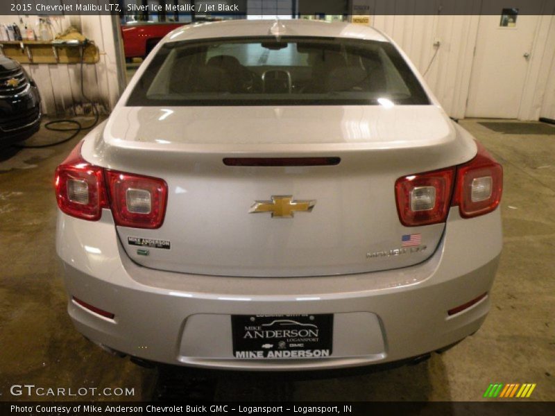 Silver Ice Metallic / Jet Black 2015 Chevrolet Malibu LTZ