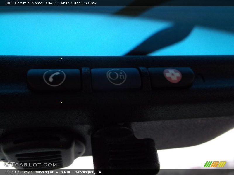 White / Medium Gray 2005 Chevrolet Monte Carlo LS