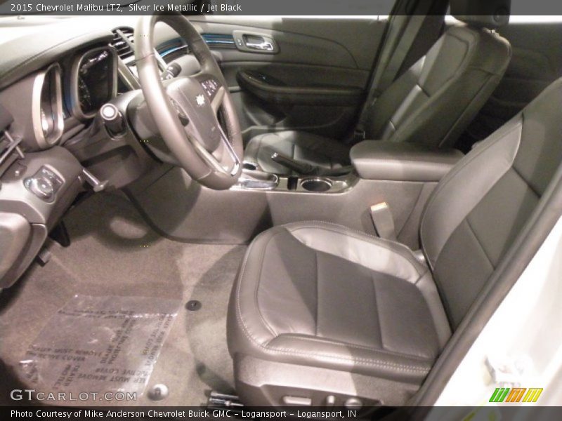 Silver Ice Metallic / Jet Black 2015 Chevrolet Malibu LTZ