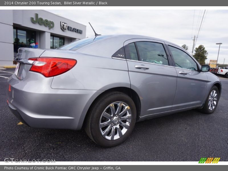 Billet Silver Metallic / Black 2014 Chrysler 200 Touring Sedan
