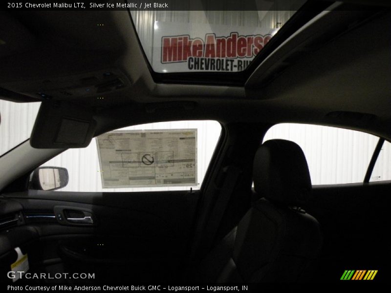 Silver Ice Metallic / Jet Black 2015 Chevrolet Malibu LTZ