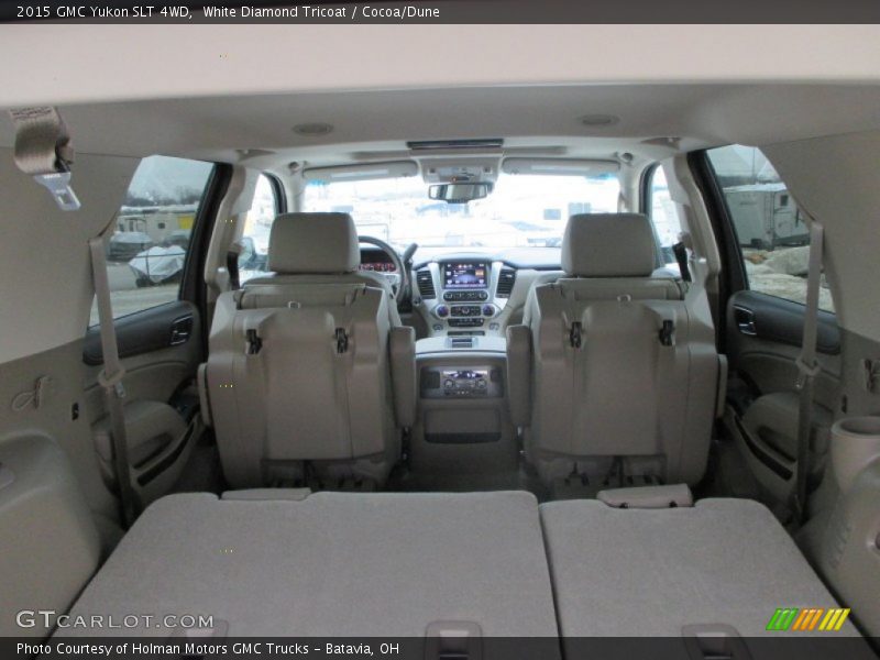 White Diamond Tricoat / Cocoa/Dune 2015 GMC Yukon SLT 4WD