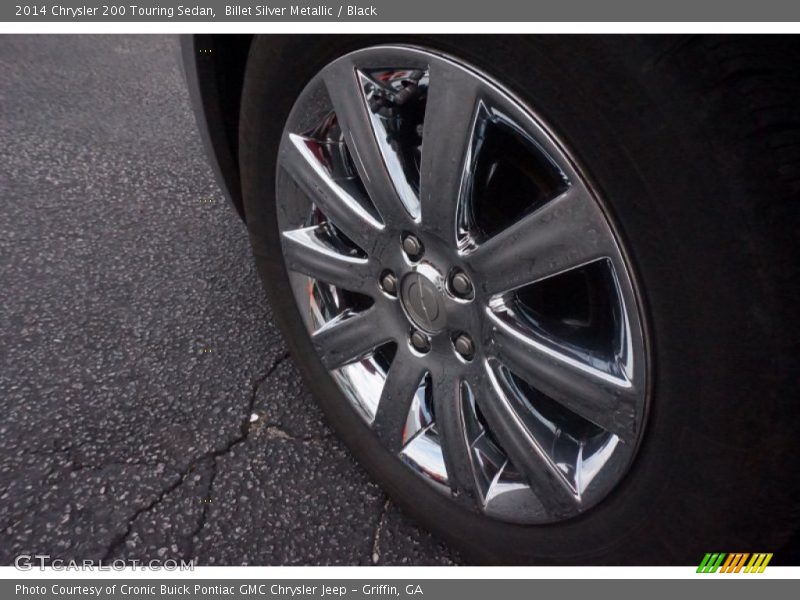 Billet Silver Metallic / Black 2014 Chrysler 200 Touring Sedan