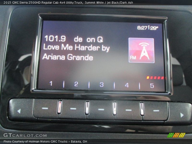 Summit White / Jet Black/Dark Ash 2015 GMC Sierra 2500HD Regular Cab 4x4 Utility Truck