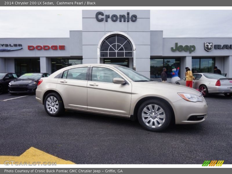Cashmere Pearl / Black 2014 Chrysler 200 LX Sedan