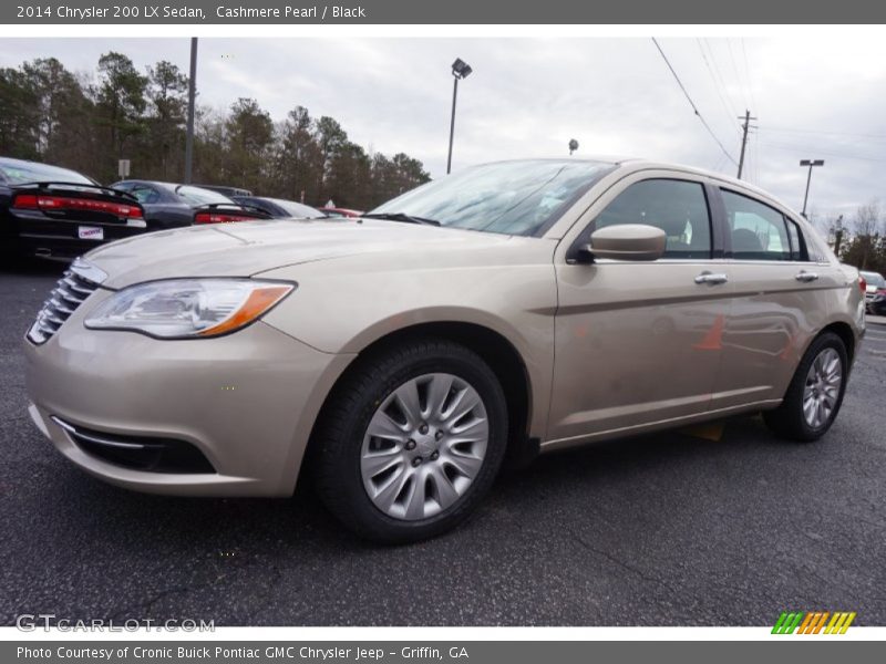 Cashmere Pearl / Black 2014 Chrysler 200 LX Sedan