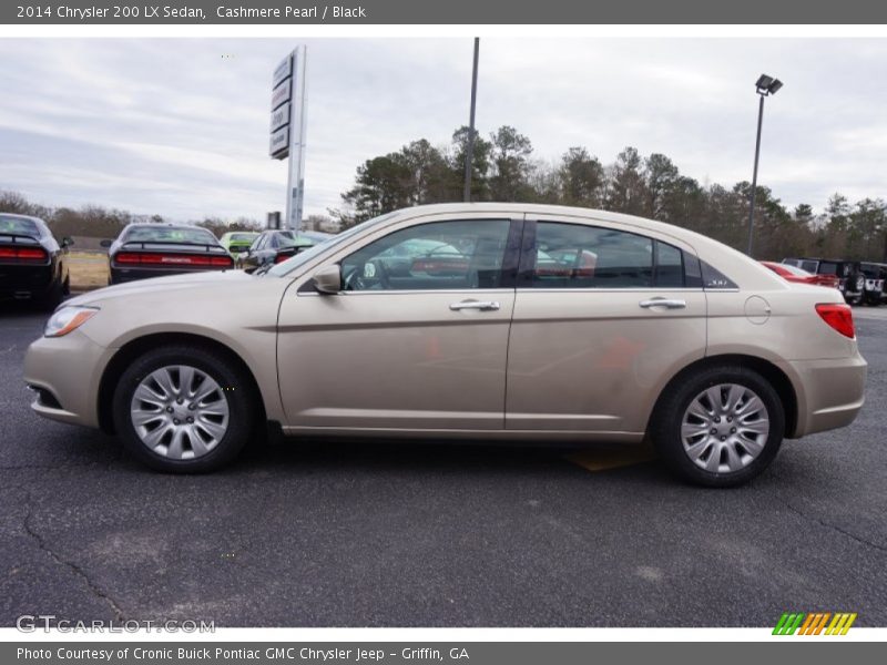 Cashmere Pearl / Black 2014 Chrysler 200 LX Sedan