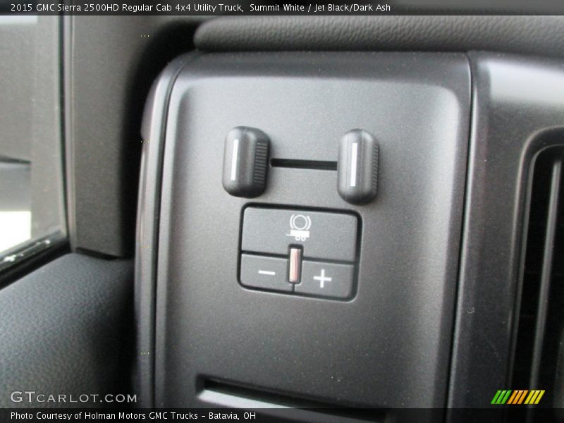 Summit White / Jet Black/Dark Ash 2015 GMC Sierra 2500HD Regular Cab 4x4 Utility Truck