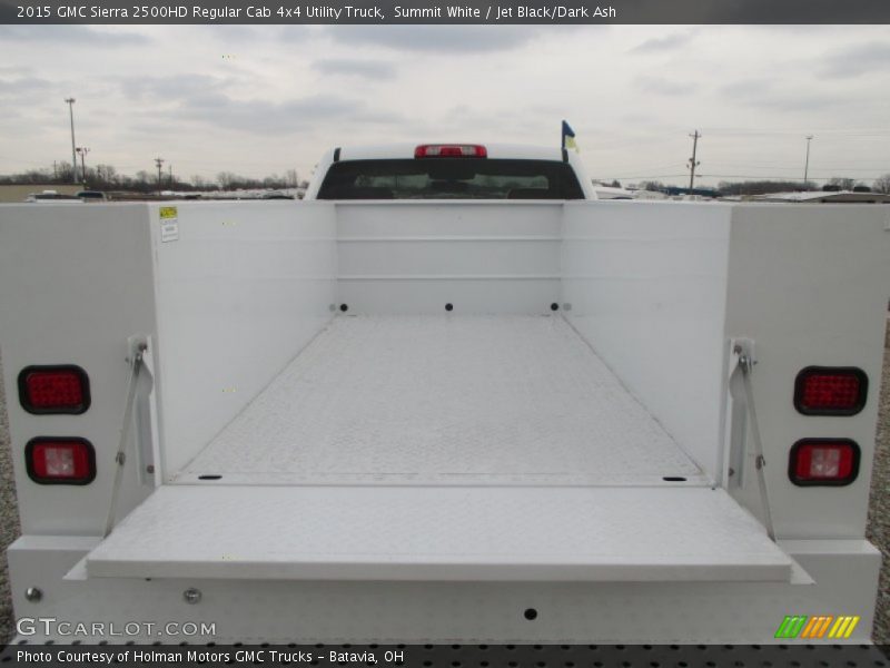 Summit White / Jet Black/Dark Ash 2015 GMC Sierra 2500HD Regular Cab 4x4 Utility Truck