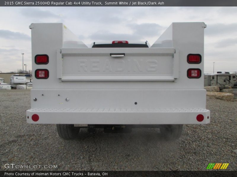 Summit White / Jet Black/Dark Ash 2015 GMC Sierra 2500HD Regular Cab 4x4 Utility Truck