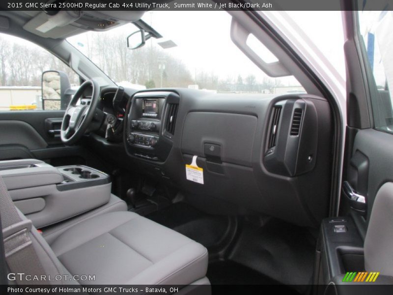 Summit White / Jet Black/Dark Ash 2015 GMC Sierra 2500HD Regular Cab 4x4 Utility Truck
