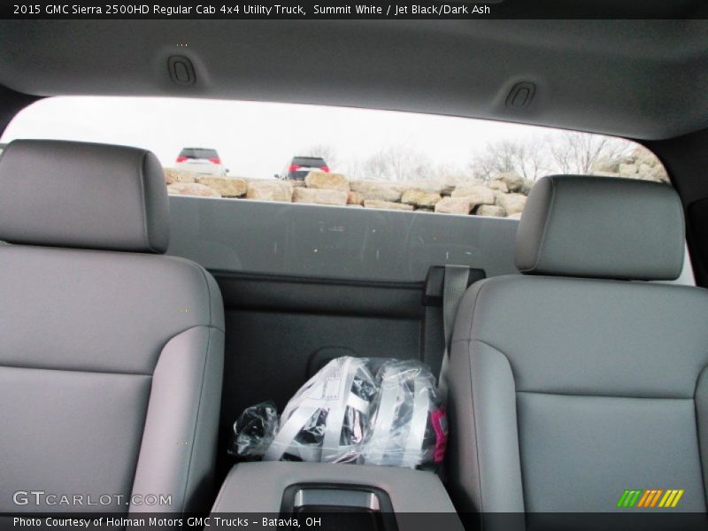 Summit White / Jet Black/Dark Ash 2015 GMC Sierra 2500HD Regular Cab 4x4 Utility Truck