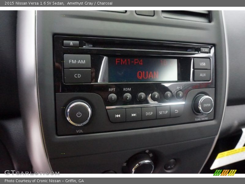 Amethyst Gray / Charcoal 2015 Nissan Versa 1.6 SV Sedan