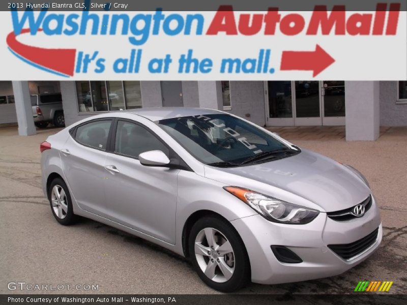 Silver / Gray 2013 Hyundai Elantra GLS