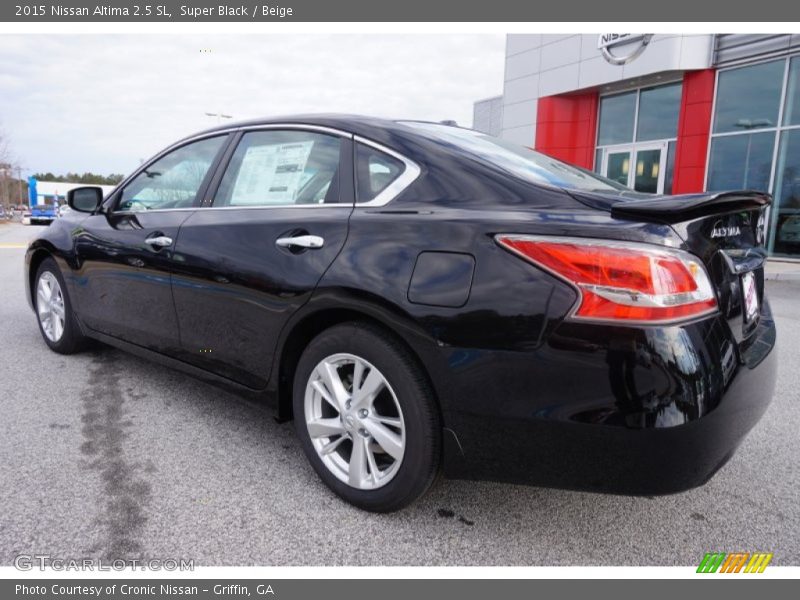 Super Black / Beige 2015 Nissan Altima 2.5 SL