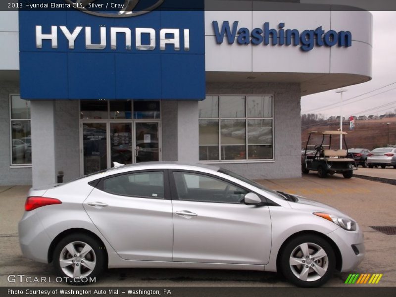 Silver / Gray 2013 Hyundai Elantra GLS