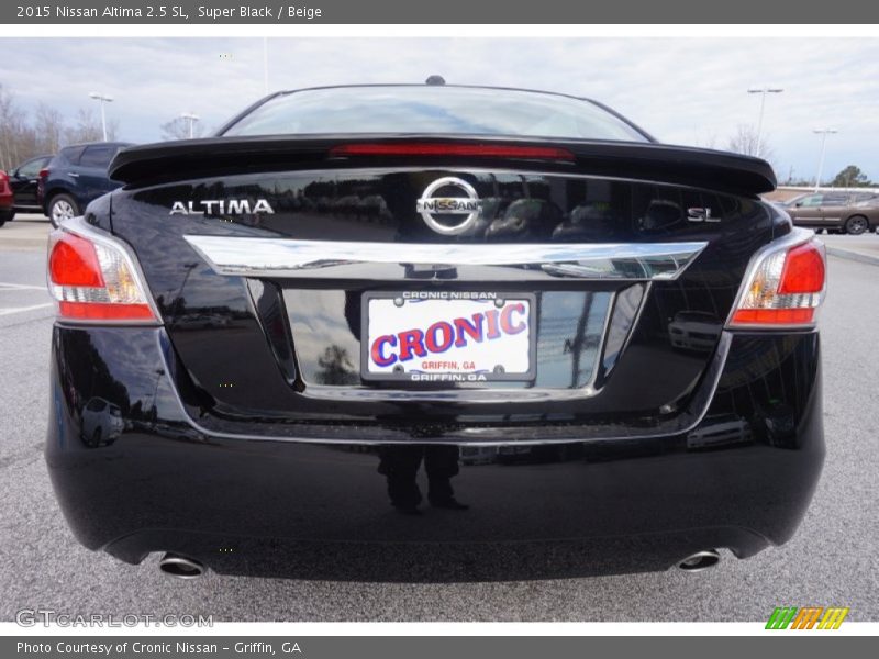 Super Black / Beige 2015 Nissan Altima 2.5 SL