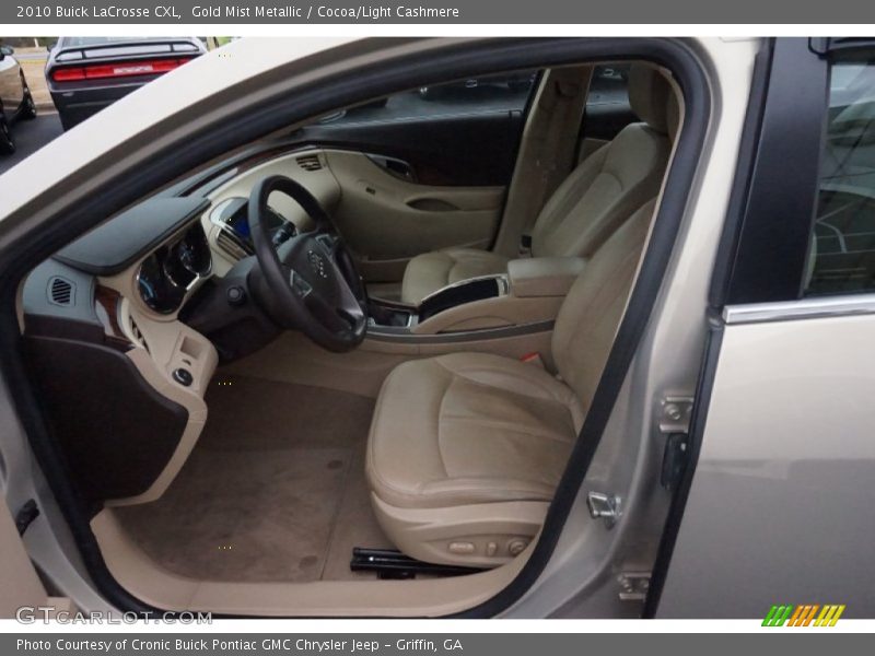 Gold Mist Metallic / Cocoa/Light Cashmere 2010 Buick LaCrosse CXL