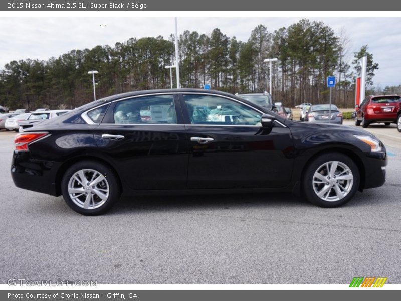 Super Black / Beige 2015 Nissan Altima 2.5 SL