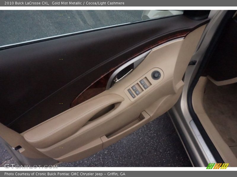 Gold Mist Metallic / Cocoa/Light Cashmere 2010 Buick LaCrosse CXL