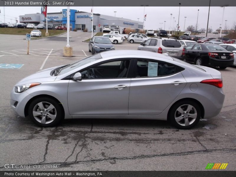 Silver / Gray 2013 Hyundai Elantra GLS