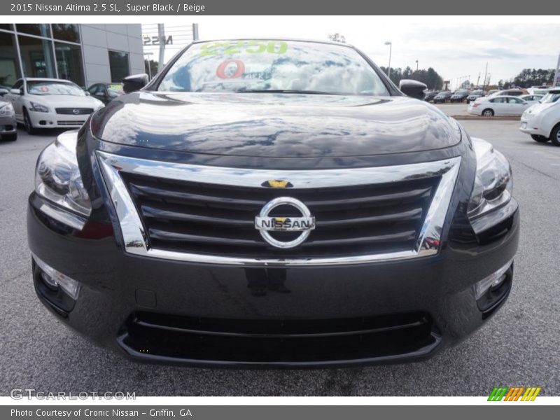 Super Black / Beige 2015 Nissan Altima 2.5 SL