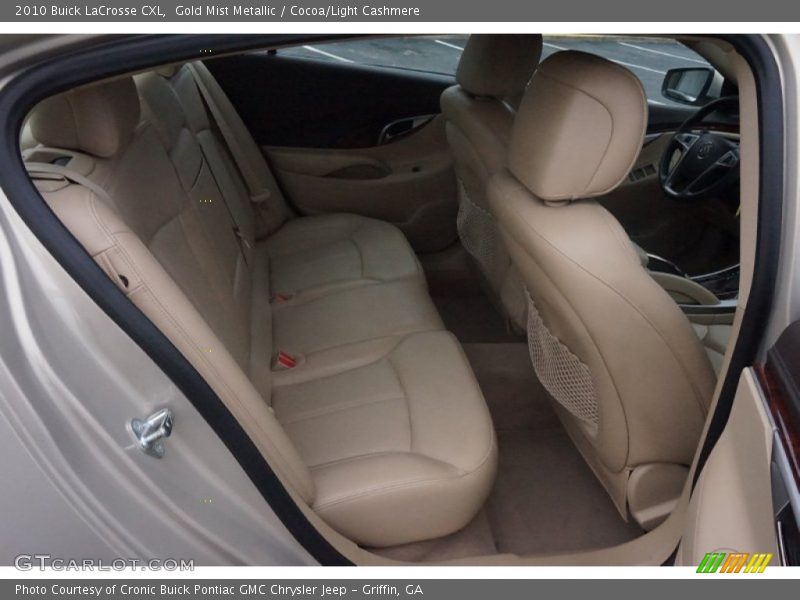 Gold Mist Metallic / Cocoa/Light Cashmere 2010 Buick LaCrosse CXL
