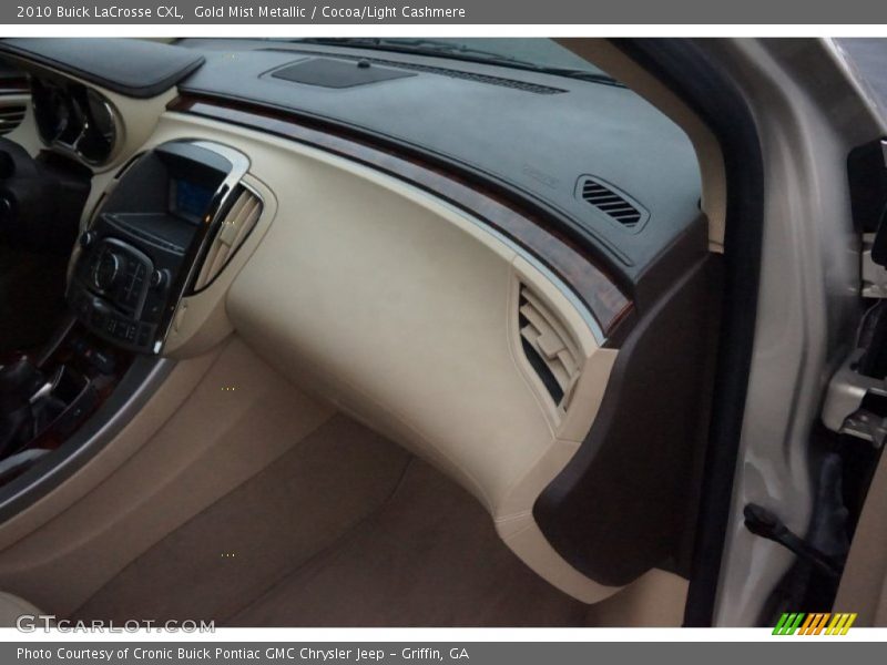 Gold Mist Metallic / Cocoa/Light Cashmere 2010 Buick LaCrosse CXL