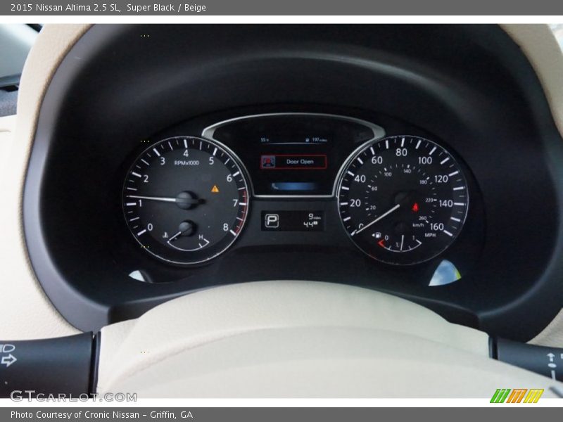Super Black / Beige 2015 Nissan Altima 2.5 SL