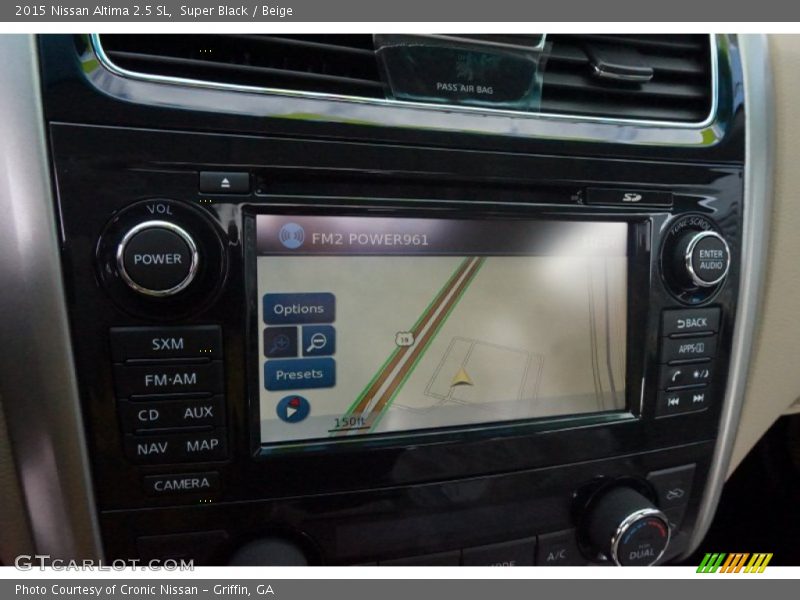 Super Black / Beige 2015 Nissan Altima 2.5 SL