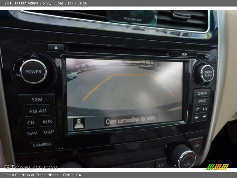 Super Black / Beige 2015 Nissan Altima 2.5 SL
