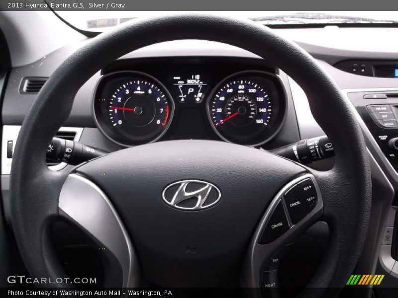 Silver / Gray 2013 Hyundai Elantra GLS