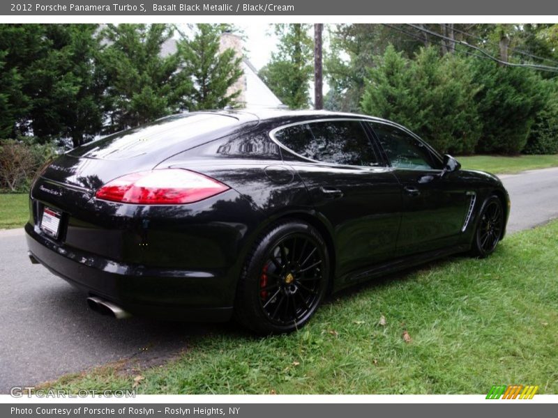 Basalt Black Metallic / Black/Cream 2012 Porsche Panamera Turbo S