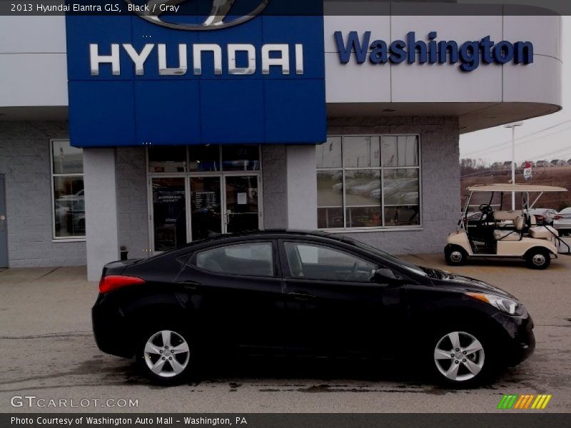 Black / Gray 2013 Hyundai Elantra GLS