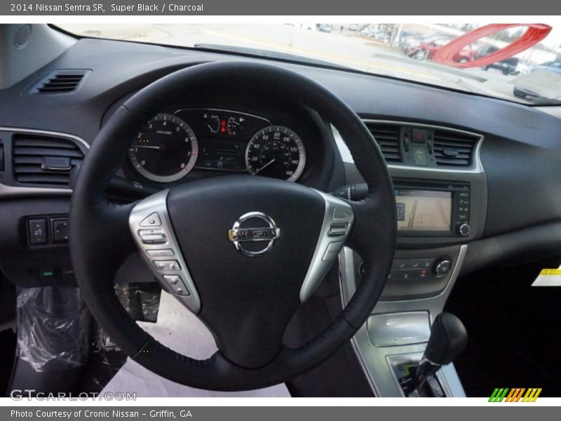 Super Black / Charcoal 2014 Nissan Sentra SR