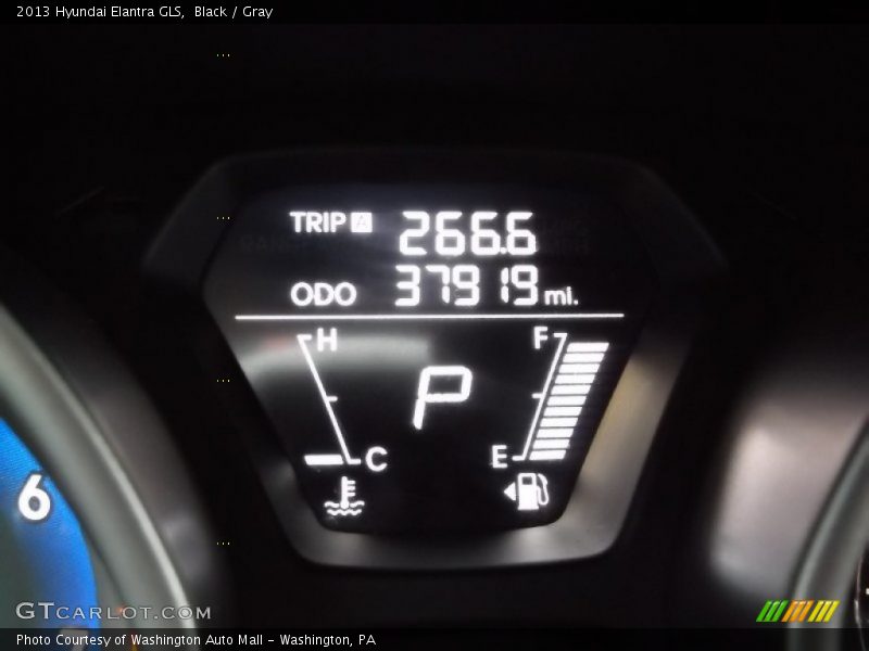 Black / Gray 2013 Hyundai Elantra GLS