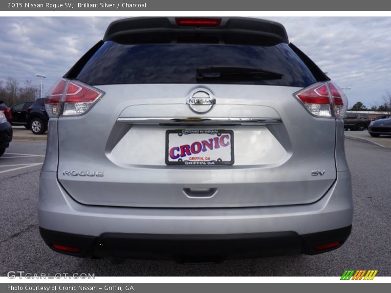 Brilliant Silver / Charcoal 2015 Nissan Rogue SV