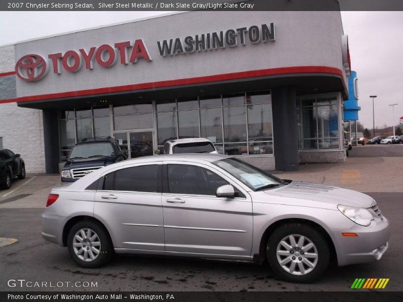 Silver Steel Metallic / Dark Slate Gray/Light Slate Gray 2007 Chrysler Sebring Sedan