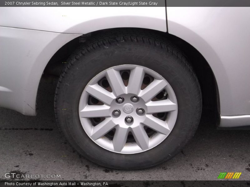 Silver Steel Metallic / Dark Slate Gray/Light Slate Gray 2007 Chrysler Sebring Sedan