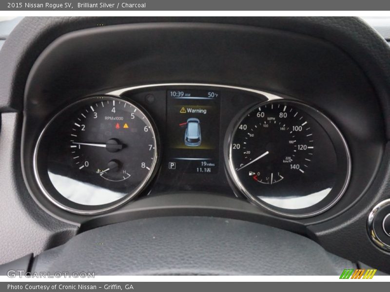 Brilliant Silver / Charcoal 2015 Nissan Rogue SV