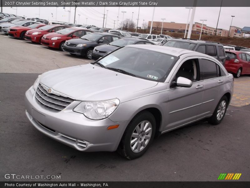 Silver Steel Metallic / Dark Slate Gray/Light Slate Gray 2007 Chrysler Sebring Sedan