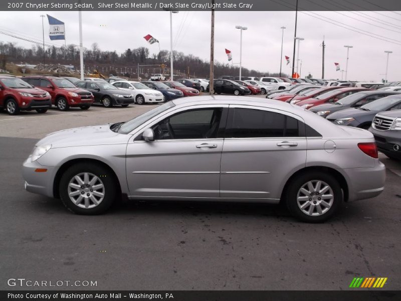 Silver Steel Metallic / Dark Slate Gray/Light Slate Gray 2007 Chrysler Sebring Sedan