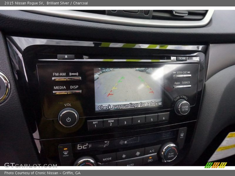 Brilliant Silver / Charcoal 2015 Nissan Rogue SV