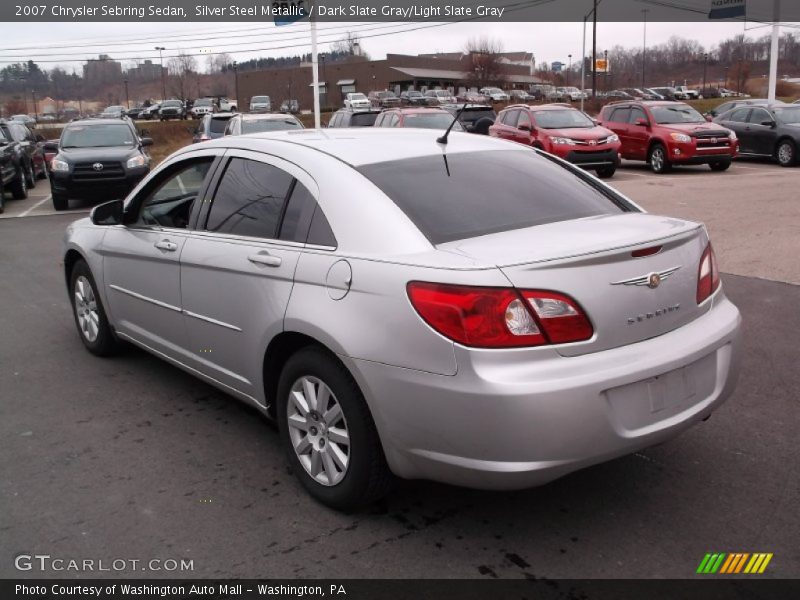 Silver Steel Metallic / Dark Slate Gray/Light Slate Gray 2007 Chrysler Sebring Sedan