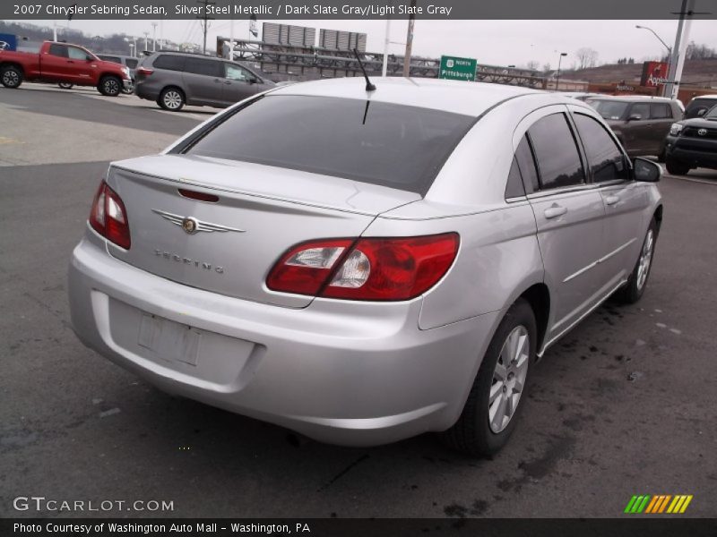 Silver Steel Metallic / Dark Slate Gray/Light Slate Gray 2007 Chrysler Sebring Sedan