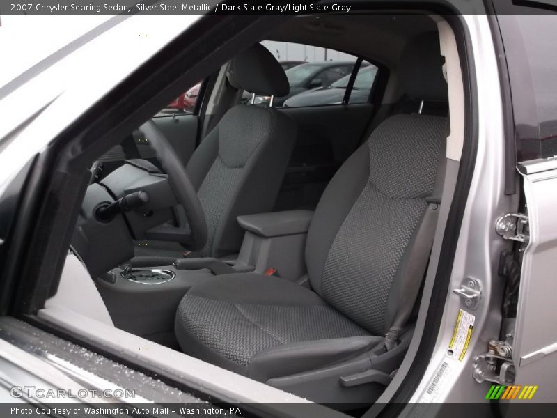 Silver Steel Metallic / Dark Slate Gray/Light Slate Gray 2007 Chrysler Sebring Sedan